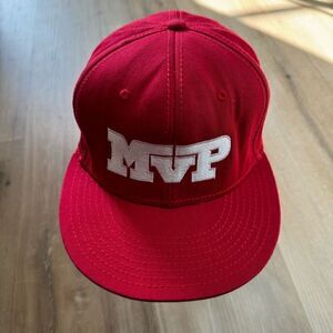 MVP Mayweather Vs. Pacquiao Snapback Hat Red 2015 MGM Grand Las Vegas Boxing
